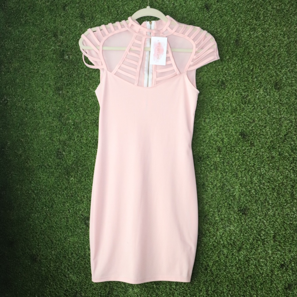 Sexy baby pink dress